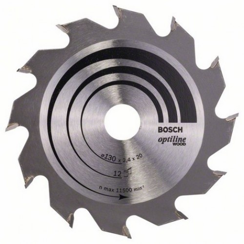 BOSCH Pílový kotúč Optiline Wood, 130x2,4 / 1,4 mm 2608641167