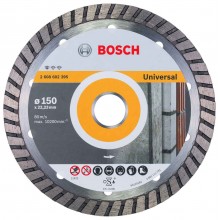 BOSCH Diamantový rezací kotúč Standard for Universal Turbo, 150mm 2608602395