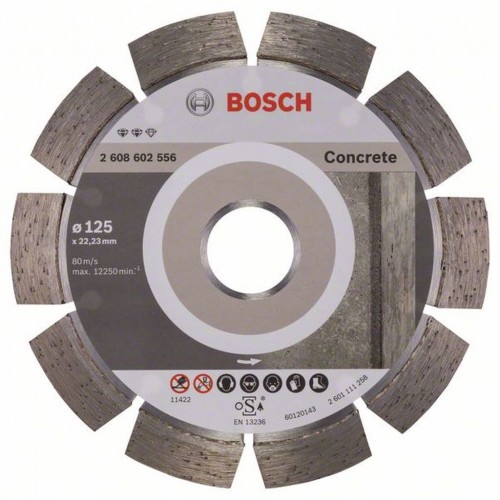BOSCH Diamantový deliaci kotúč Expert for Concrete, 125 mm 2608602556