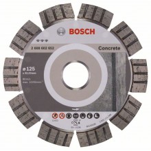 BOSCH Diamantový deliaci kotúč Best for Concrete, 125 mm 2608602652