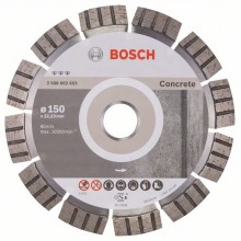 BOSCH Diamantový deliaci kotúč Best for Concrete, 150mm 2608602653