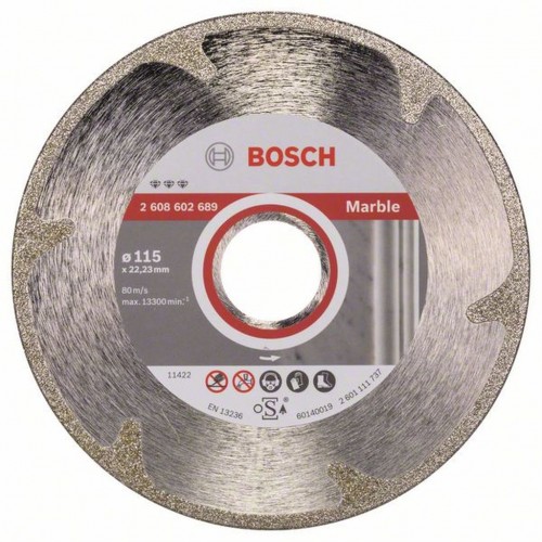 BOSCH Best for Marble Diamantový deliaci kotúč, 115 x 22,23 x 2,2 x3 mm 2608602689