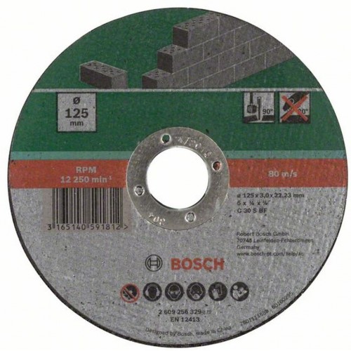 BOSCH Deliace kotúč rovný, kameň, 125x3mm 2609256329