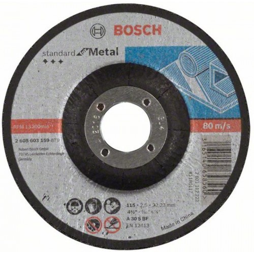 BOSCH Deliaci kotúč profilovaný Standard for Metal, 115 mm 2608603159