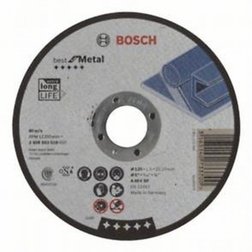 BOSCH Deliaci kotúč rovný Best for Metal, 125x1,5 mm 2608603518