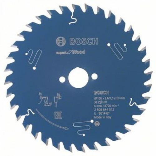 BOSCH Pílový kotúč Expert for Wood, 150x2,6 / 1,6 mm 2608644012