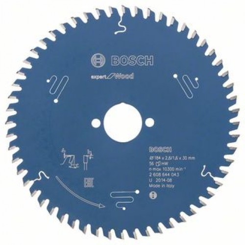 BOSCH Pílový kotúč Expert for Wood, 184x2,6 / 1,6 mm 2608644043