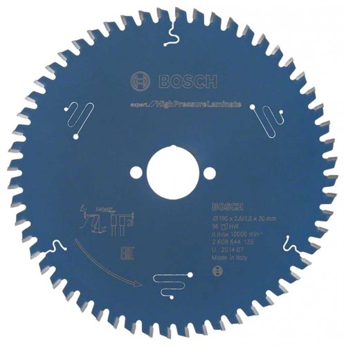 BOSCH Pílový kotúč Expert for High Pressure Laminate, 190x2,6 mm 2608644135 BOSCH Pílový kotúč Expert for High Pressure Laminate, 190x2,6 mm 2608644135