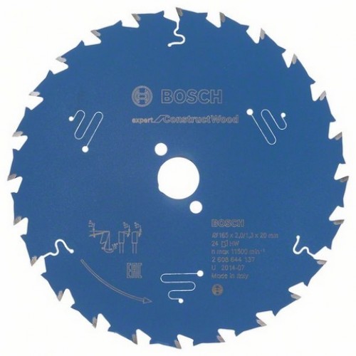 BOSCH Pílový kotúč Expert for Construct Wood, 165 x 2,0 / 1,3 mm 2608644137 BOSCH Pílový kotúč Expert for Construct Wood, 165 x 2,0 / 1,3 mm 2608644137