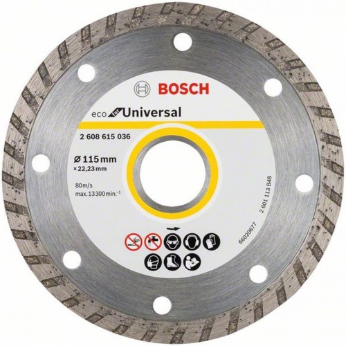 BOSCH ECO For Universal Diamantový deliaci kotúč 115x22.23x2.0x7 mm,10ks 2608615045