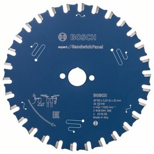 BOSCH Pílový kotúč Expert for Sandwich Panel, 165x2,0 / 1,6 mm 2608644366 BOSCH Pílový kotúč Expert for Sandwich Panel, 165x2,0 / 1,6 mm 2608644366