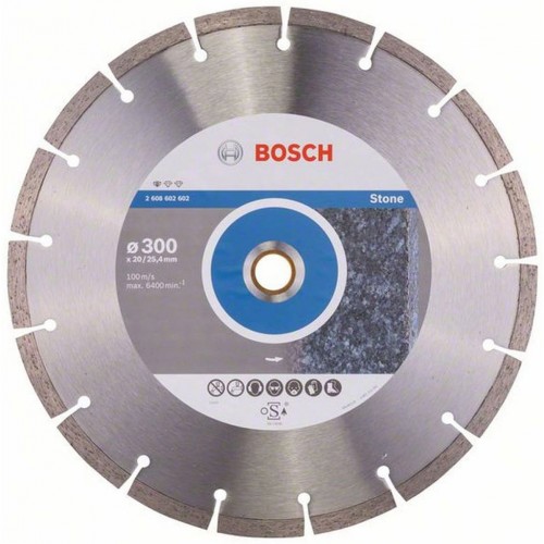 BOSCH Standard for Stone Diamantový deliaci kotúč, 300x20/25,40x3,1x10mm 2608602602
