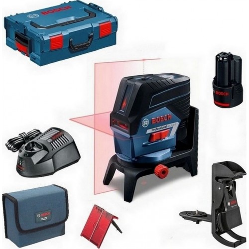 BOSCH GCL 2-50 C krížový laser + BM 3 + RM 2 + 1 x aku 2,0 Ah + L-Boxx, 0601066G03