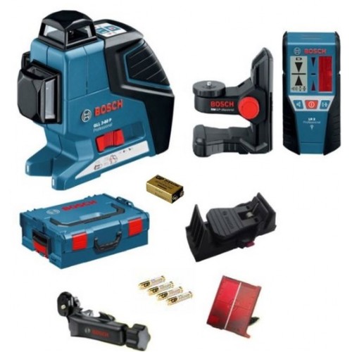 BOSCH GLL 3-80 P čiarový laser + BM 1 + LR2 0.615.994.0E3 BOSCH GLL 3-80 P čiarový laser + BM 1 + LR2 0.615.994.0E3