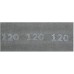 BOSCH Brúsna mriežka, 115 x 280 mm, 120, 5ks 2608608N29