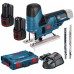 BAZÁR BOSCH GST 12V-70 Professional Aku priamočiara píla 2x 12V 3,0Ah 06015A1005 POŠKODENÝ