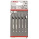 BOSCH Pílové list do priamočiarej píly T 101 AO, 83 mm, 5 ks, 2608630031