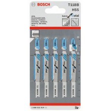 BOSCH Pílový list pre priamočiare píly T 118 B, 5ks 2608631014