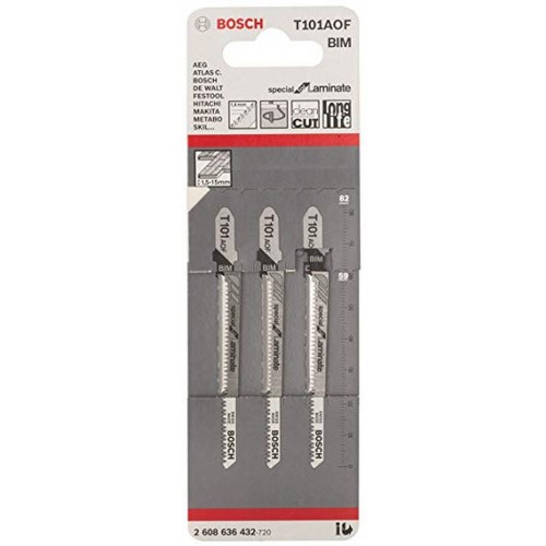BOSCH Pílové listy do priamočiarej píly T 101 AOF, 83 mm, 3 ks 2608636432 BOSCH Pílové listy do priamočiarej píly T 101 AOF, 83 mm, 3 ks 2608636432