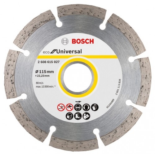 BOSCH ECO For Universal Diamantový deliaci kotúč 115x22.23x2.0x7mm 2608615027