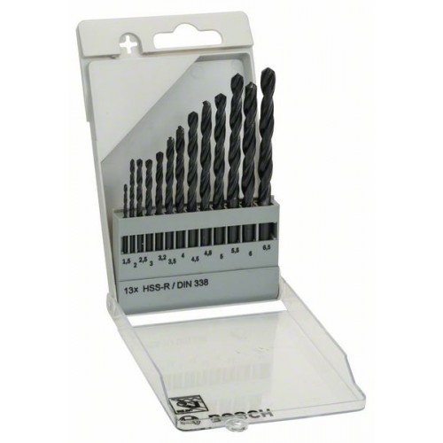 BOSCH Sada vrtákov do kovu HSS-R, 13-dielna 1609200201 BOSCH Sada vrtákov do kovu HSS-R, 13-dielna 1609200201