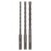 BOSCH 3-dielna sada príklepových vrtákov SDS plus-5, 6, 8, 10 mm 1617000117