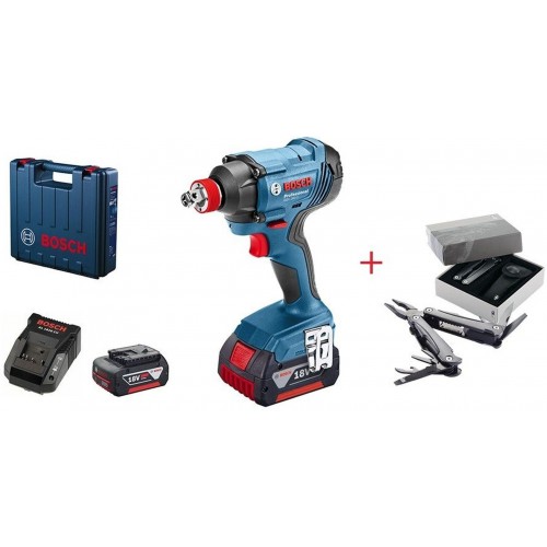 BOSCH GDX 180-LI 2 x 3.0Ah Aku rázový uťahovač + Náradie Swiss Peak 0615990K9W BOSCH GDX 180-LI 2 x 3.0Ah Aku rázový uťahovač + Náradie Swiss Peak 0615990K9W