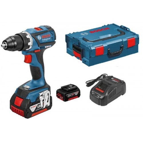 BOSCH GSR 18 V-EC akumulátorový šroubák, L-BOXX, 2x 5,0 Ah akumulátor, 06019E8104