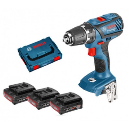 BOSCH GSR 14,4-2-LI Plus Vŕtací skrutkovač + 3 x 2,0 Ah Li-ion + L-Boxx 0615990H1L