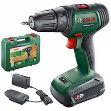 BOSCH UniversalDrill 18V Aku dvojrýchlostný vŕtací skrutkovač, 1x 1,5Ah 06039D4001