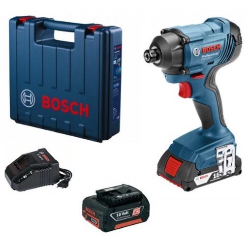 BOSCH GDR 180-LI Professional Rázový uťahovák 18 V, 2 x 3,0 Ah, kufor, 06019G5120