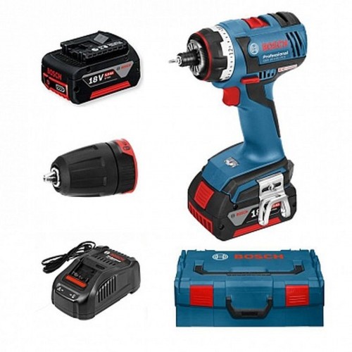 BOSCH GSR 18 V-EC FC2 Flex Aku vŕtací skrutkovač, 2x 5,0 Ah; L-Boxx 06019E1105