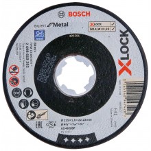 BOSCH X-LOCK Expert for Metal Plochý rezný kotúč, 125×2,5×22,23mm 2608619255