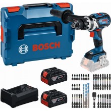 BOSCH GSB 18V-110 C PROFESSIONAL Súprava náradia, 2× 5,0 Ah + GAL + sada bitov 0615A500E0
