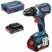 BOSCH GSR 18 V-EC Professional Aku vŕtačka, L-BOXX, 2x Akku 2,0Ah, 06019E8107