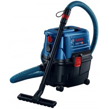 BOSCH GAS 15 PS PROFESSIONAL Vysávač 1100W, zásuvka, poloautomatický oklep, 06019E5100