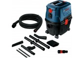BOSCH GAS 15 PS PROFESSIONAL Vysávač 1100W, zásuvka, poloautomatický oklep, 06019E5100