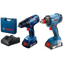 BOSCH GDX 180-Li Aku rázový uťahovák+GSR180-Li Aku vŕtací skrutkovač 06019G5222