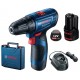 BOSCH GSR 120-LI PROFESSIONAL Aku vŕtací skrutkovač 2x GBA 12V 2.0Ah 06019G8000