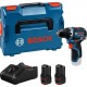 BOSCH GSR 12V-32 PROFESSIONAL Aku vŕtací skrutkovač, 2× 3,0 Ah, L-BOXX 06019N7007