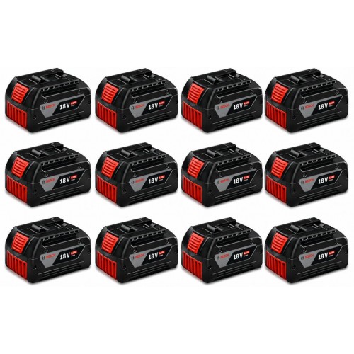 BOSCH PROFESSIONAL GBA 18 V Súprava 12 batérií 4,0 Ah 0602494004 BOSCH PROFESSIONAL GBA 18 V Súprava 12 batérií 4,0 Ah 0602494004