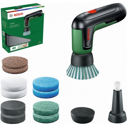 BOSCH TAYDO Akumulátorová čistiaca kefa - súprava 06033E0102 BOSCH TAYDO Akumulátorová čistiaca kefa - súprava 06033E0102