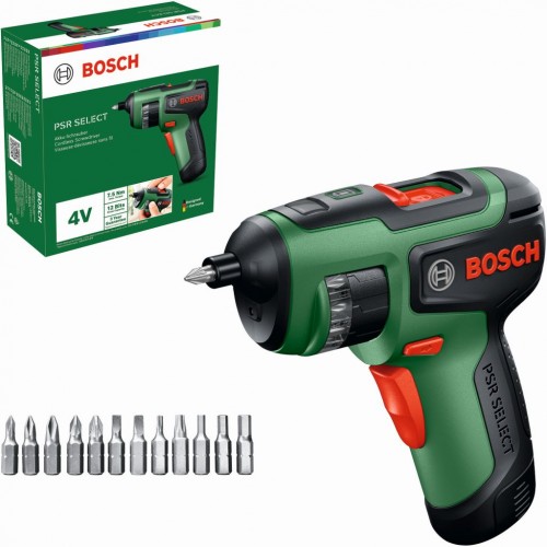 BOSCH PSR SELECT Akumulátorový skrutkovač, 2,0 Ah, 0603977100 BOSCH PSR SELECT Akumulátorový skrutkovač, 2,0 Ah, 0603977100
