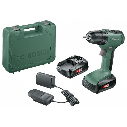 BOSCH UniversalDrill 18 (2x1,5 Ah) Akumulátorový dvojstupňový vrták 06039C8005