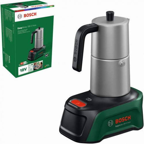 BOSCH EasyMoka 18V-2 Inox Antikorová kanvica Moka, bez aku 06039E4100