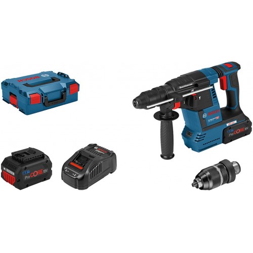 BOSCH GBH 18V-26 F Aku vŕtacie kladivo 2 x 8,0 Ah ProCORE, L-BOXX 061191000E