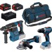 BOSCH PROFESSIONAL Súprava náradia GSR + GBH + GWS + 1×GBA 5,0Ah + 1×EXBA + GAL 0615A500AJ
