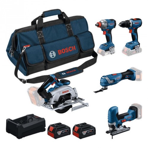 BOSCH Súprava náradia PROFESSIONAL GSR + GDX + GKS + GOP + GST + 2× 5,0 Ah 0615A500BV
