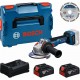 BOSCH GWS 18V-11 S PROFESSIONAL Súprava náradia, 2× GBA 5.0Ah + kotúč + L-BOXX 0615A500E6