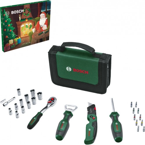 BOSCH Sada ručného náradie "Adventný kalendár 2023" 1600A02W7T